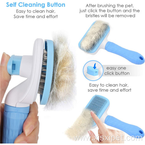 Hair Grooming Slicker Brush Hair Remover Comb Pet